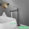 Vòi Lavabo Lạnh Đồng Thau Sơn Tĩnh Điện XP168-VRLxám