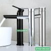 Vòi rửa lavabo nóng lạnh thân tròn XP168-VRL5221 inox 304 cao cấp, 2 chiều cao 20cm & 30cm, 3 màu sang trọng, bảo hành 1 năm