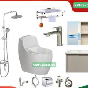 combo nhà tắm trọn bộ 10 món xp168-cb140