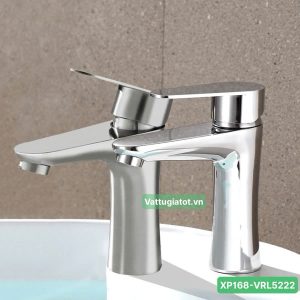 Vòi rửa lavabo nóng lạnh Inox 304 XP168-VRL5222, thiết kế hiện đại, bền đẹp, 2 màu.