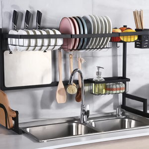 Kệ úp chén đa năng inox 304 XP168-K02 chống gỉ sét tiện lợi cho nhà bếp